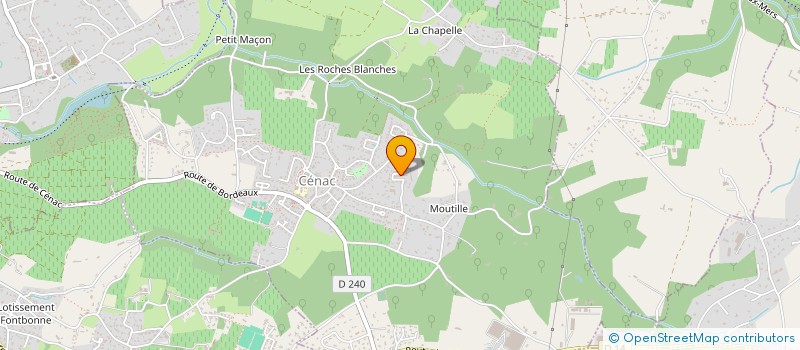 localisation de l'entreprise MADAME DELPHINE TOUAIMIA à CENAC