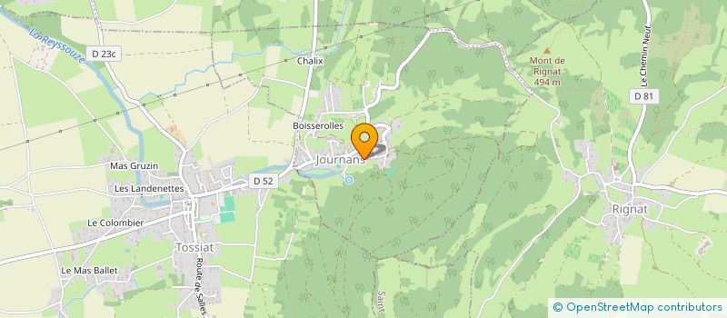 localisation de l'entreprise MADAME DELPHINE TOURAINE à BOHAS-MEYRIAT-RIGNAT