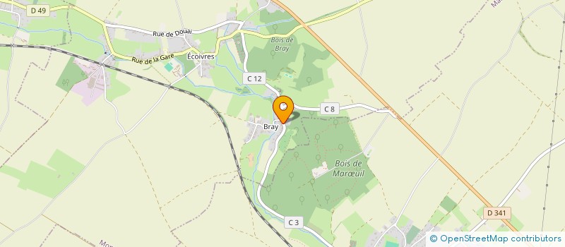 localisation de l'entreprise MADAME DELPHINE TOURNANT  MONT-SAINT-ELOI