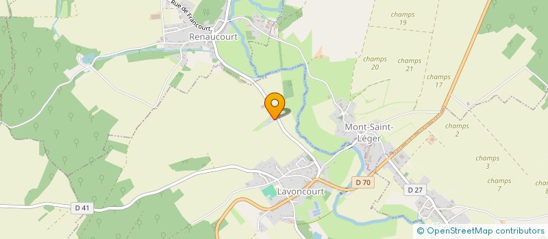 localisation de l'entreprise MADAME DELPHINE TOURRAIN  LAVONCOURT