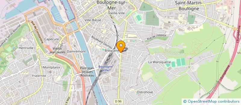 localisation de l'entreprise MADAME DELPHINE TOURRET à BOULOGNE-SUR-MER