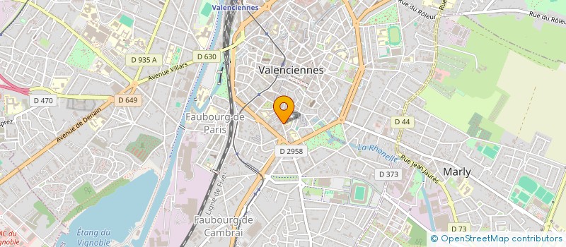 localisation de l'entreprise MADAME DELPHINE TOURRET  VALENCIENNES
