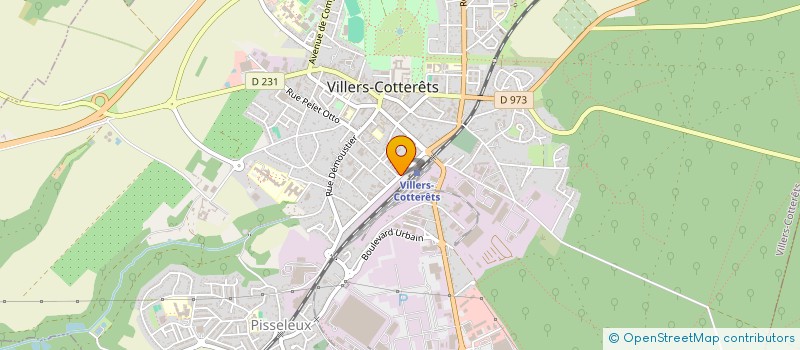 localisation de l'entreprise MADAME DELPHINE TOUZET  VILLERS-COTTERETS