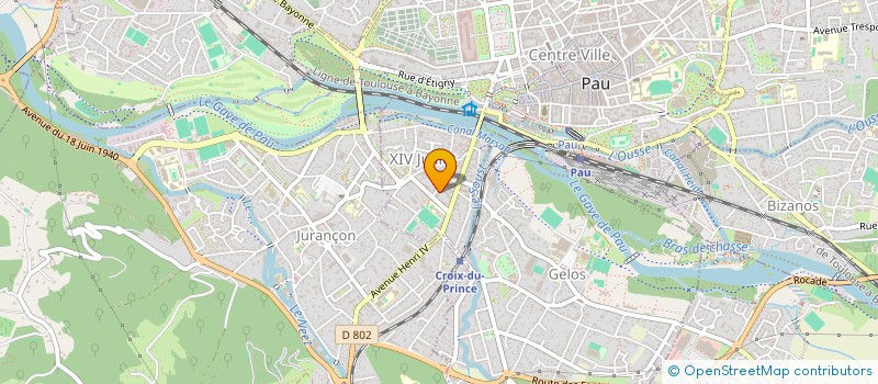 localisation de l'entreprise MADAME DELPHINE TRECU à PAU