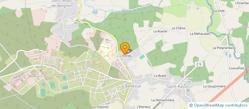 localisation de l'entreprise MADAME DELPHINE TRIGUEL  GUER