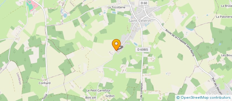 localisation de l'entreprise MADAME DELPHINE TROMMENSCHLAGER  SAINT-CELERIN