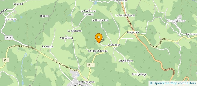 localisation de l'entreprise MADAME DELPHINE TRYOEN  LAGARDE-MARC-LA-TOUR