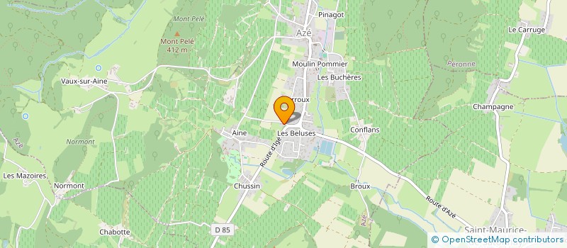 localisation de l'entreprise MADAME DELPHINE TUDURI  AZE