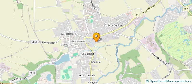 localisation de l'entreprise MADAME DELPHINE VALENTIN à AUSSONNE