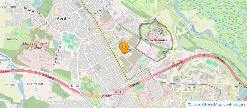 localisation de l'entreprise MADAME DELPHINE VANHOUTTE  AVRILLE