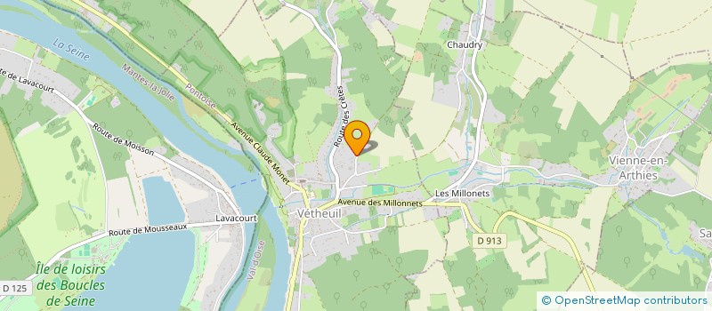 localisation de l'entreprise MADAME DELPHINE VANKIEKEN  VETHEUIL