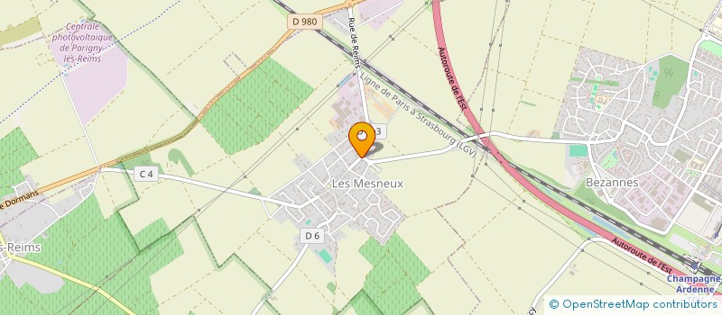 localisation de l'entreprise MADAME DELPHINE VANNEUVILLE  LES MESNEUX