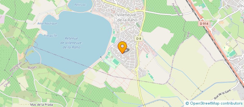 localisation de l'entreprise MADAME DELPHINE VASSEUR  VILLENEUVE-DE-LA-RAHO