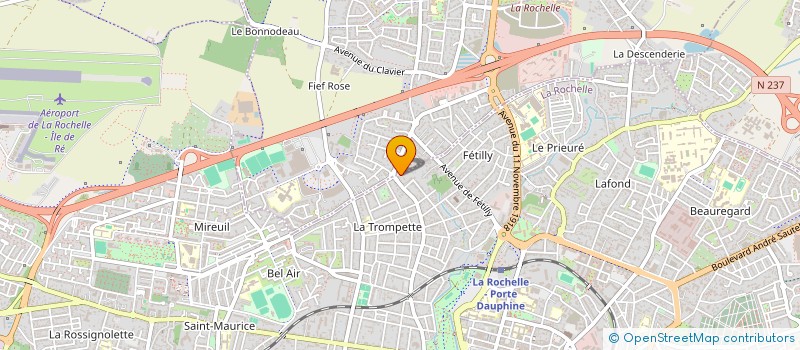 localisation de l'entreprise MADAME DELPHINE VAUDOU  LAGORD