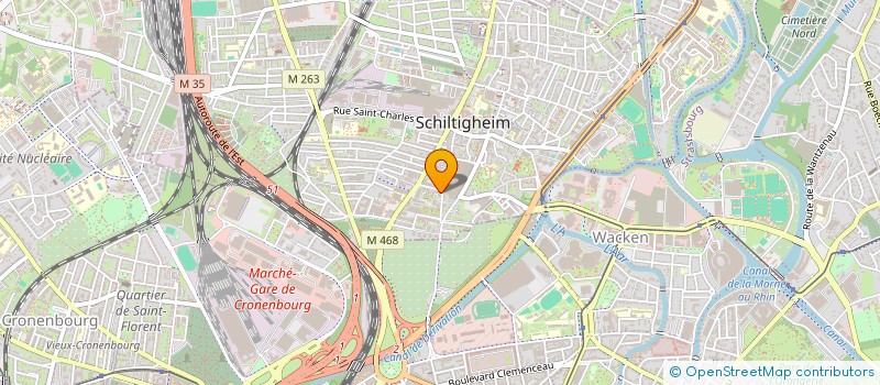 localisation de l'entreprise MADAME DELPHINE VAUFREY à SCHILTIGHEIM