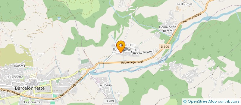 localisation de l'entreprise MADAME DELPHINE VECCO à FAUCON-DE-BARCELONNETTE