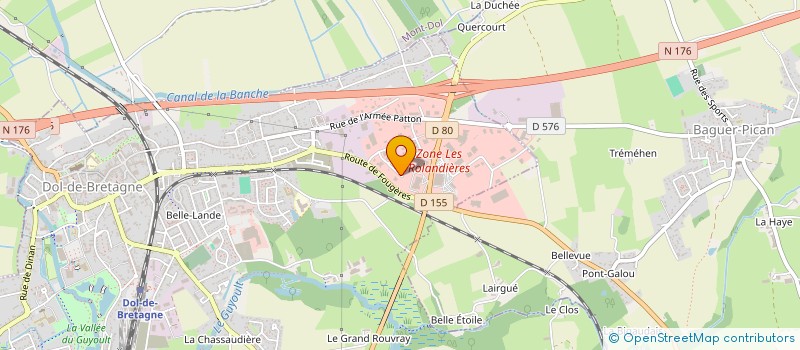 localisation de l'entreprise MADAME DELPHINE VEILLET à DOL-DE-BRETAGNE