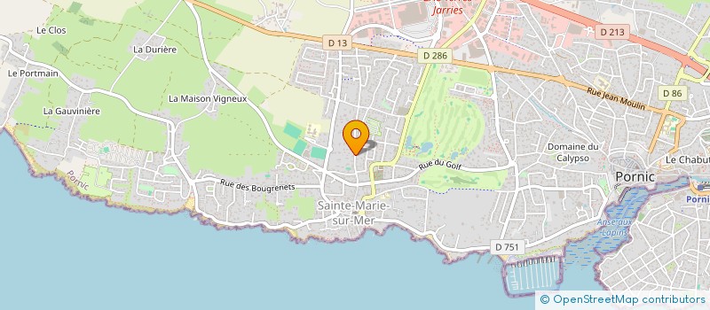 localisation de l'entreprise MADAME DELPHINE VELLO  PORNIC