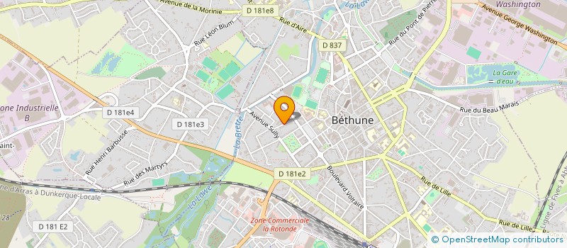 localisation de l'entreprise MADAME DELPHINE VENIEL à BETHUNE