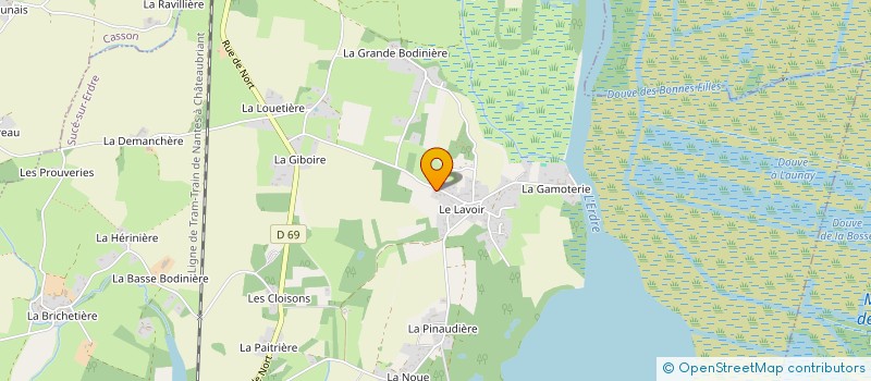localisation de l'entreprise MADAME DELPHINE VENUAT à SUCE-SUR-ERDRE