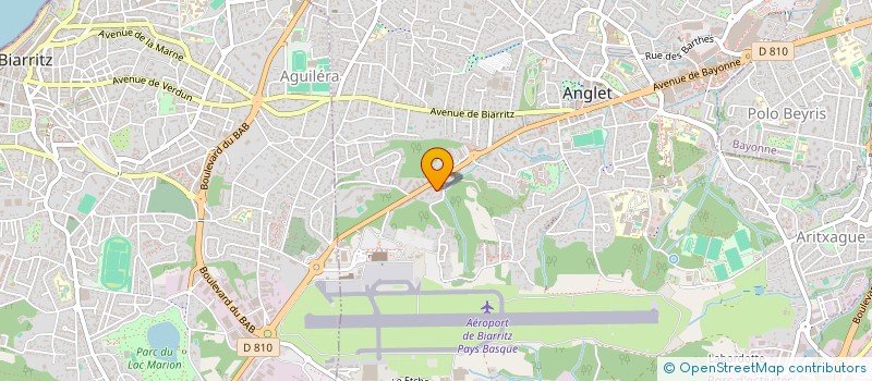 localisation de l'entreprise MADAME DELPHINE VERE  ANGLET