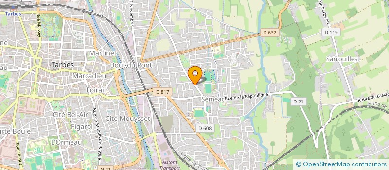 localisation de l'entreprise MADAME DELPHINE VERGE  SEMEAC