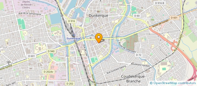 localisation de l'entreprise MADAME DELPHINE VERGOOTE à DUNKERQUE