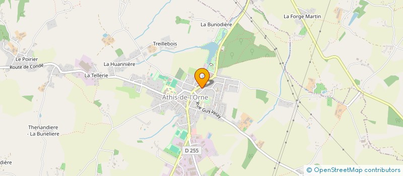 localisation de l'entreprise MADAME DELPHINE VERITE à ATHIS-VAL DE ROUVRE