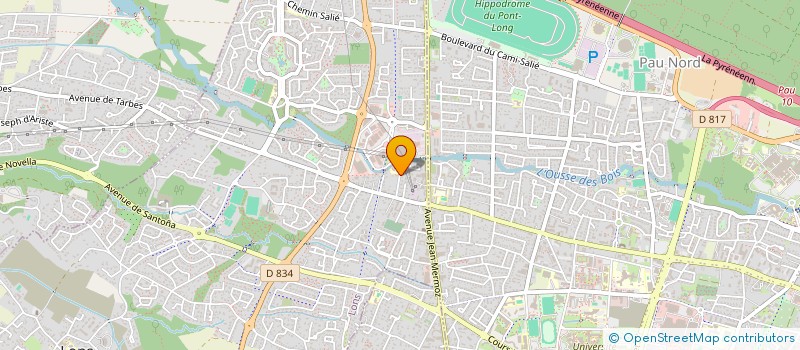 localisation de l'entreprise MADAME DELPHINE VERLAGUET à LONS