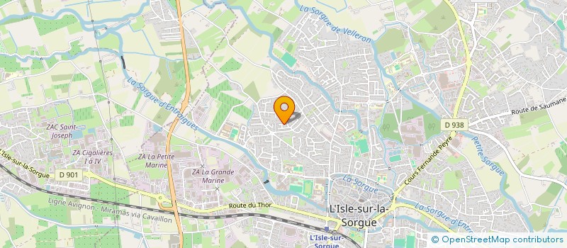 localisation de l'entreprise MADAME DELPHINE VERSTRAET à L'ISLE-SUR-LA-SORGUE