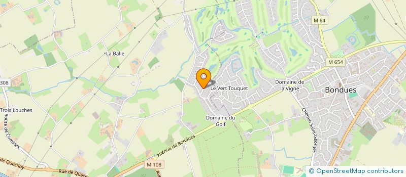 localisation de l'entreprise MADAME DELPHINE VERTAEVEL  WAMBRECHIES