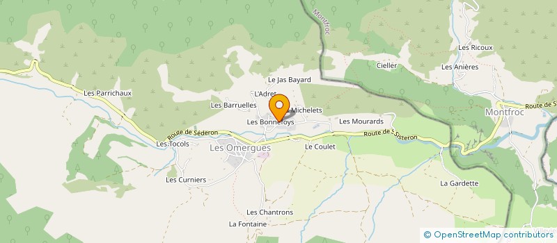 localisation de l'entreprise MADAME DELPHINE VEYNE à LES OMERGUES