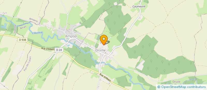 localisation de l'entreprise MADAME DELPHINE VEZILIER  ORVILLE