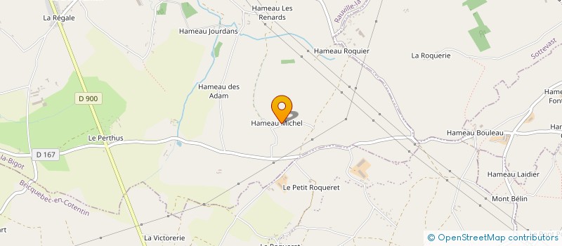 localisation de l'entreprise MADAME DELPHINE VIEL  RAUVILLE-LA-BIGOT