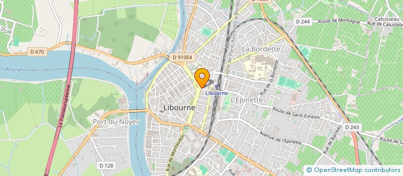 localisation de l'entreprise MADAME DELPHINE VIELA à LIBOURNE