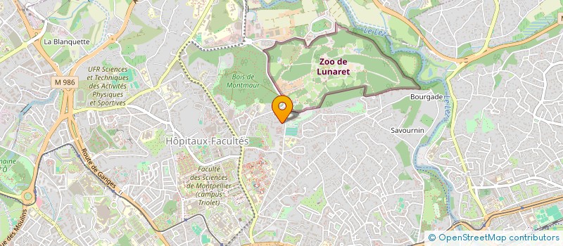 localisation de l'entreprise MADAME DELPHINE VIEU à MONTPELLIER