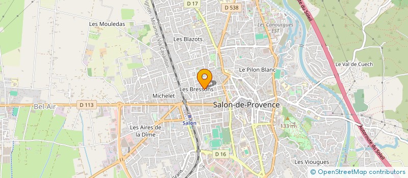 localisation de l'entreprise MADAME DELPHINE VIGNY  SALON-DE-PROVENCE