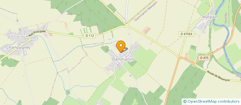 localisation de l'entreprise MADAME DELPHINE VILLARDIER  DAMMARTIN-MARPAIN