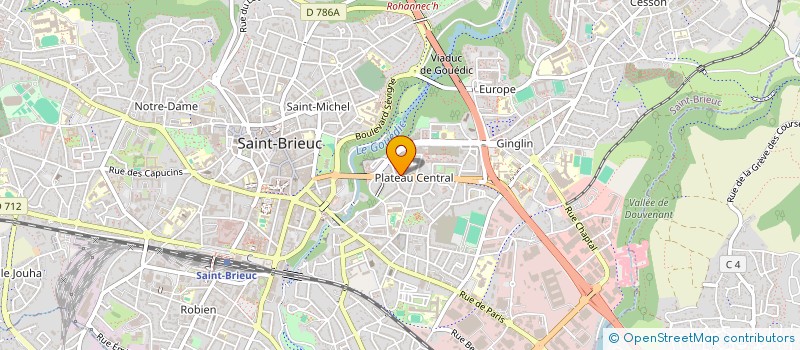 localisation de l'entreprise MADAME DELPHINE VINCENDON à SAINT-BRIEUC