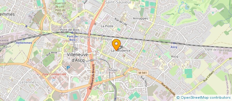 localisation de l'entreprise MADAME DELPHINE VINS à VILLENEUVE-D'ASCQ