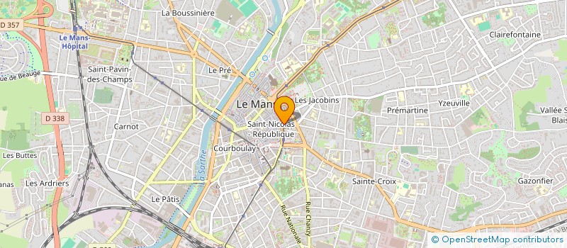 localisation de l'entreprise MADAME DELPHINE VIVET à LE MANS