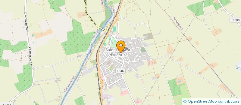 localisation de l'entreprise MADAME DELPHINE VUILLEMIN  SAINT-LAURENT-D'AIGOUZE