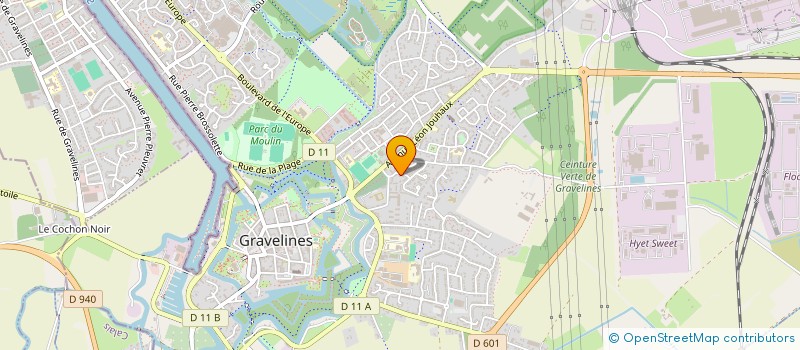 localisation de l'entreprise MADAME DELPHINE WALET à GRAVELINES