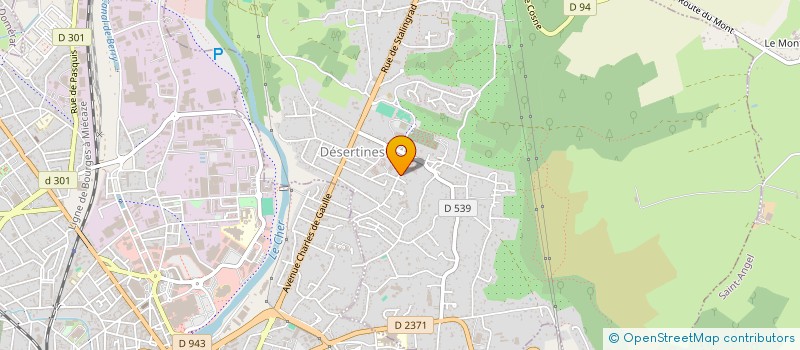 localisation de l'entreprise MADAME DELPHINE WEBER  DESERTINES