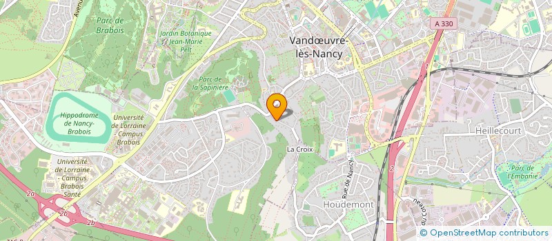 localisation de l'entreprise MADAME DELPHINE WETZEL  VANDUVRE-LES-NANCY