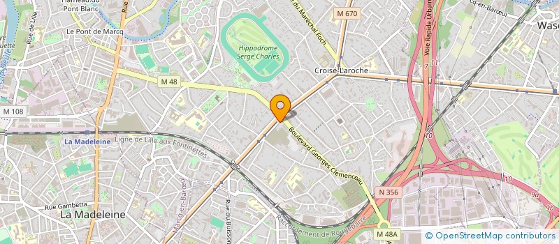 localisation de l'entreprise MADAME DELPHINE WILLEQUET  MARCQ-EN-BARUL