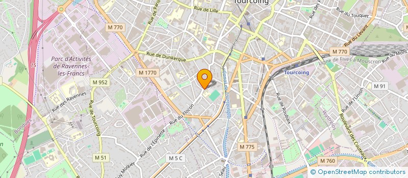 localisation de l'entreprise MADAME DELPHINE WILLOQUET  TOURCOING