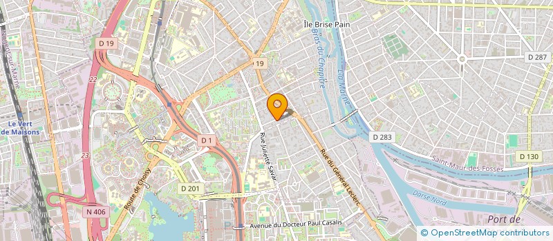 localisation de l'entreprise MADAME DELPHINE WOLO  CRETEIL