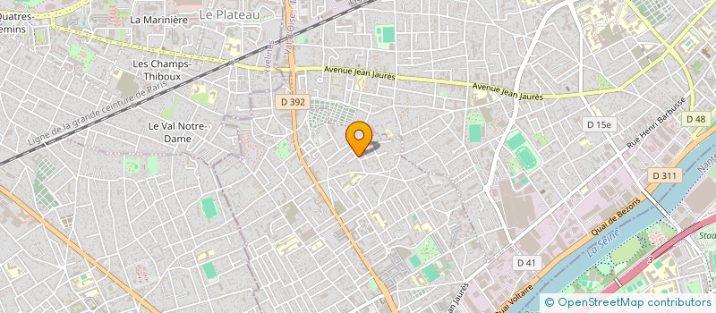 localisation de l'entreprise MADAME DELPHINE XAVIER  BEZONS