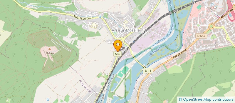 localisation de l'entreprise MADAME DELPHINE ZAMPOL  ARS-SUR-MOSELLE